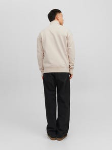 Jack & Jones Tekstas Bliuzonas su pusiau užtrauktuku -Moonbeam - 12241777