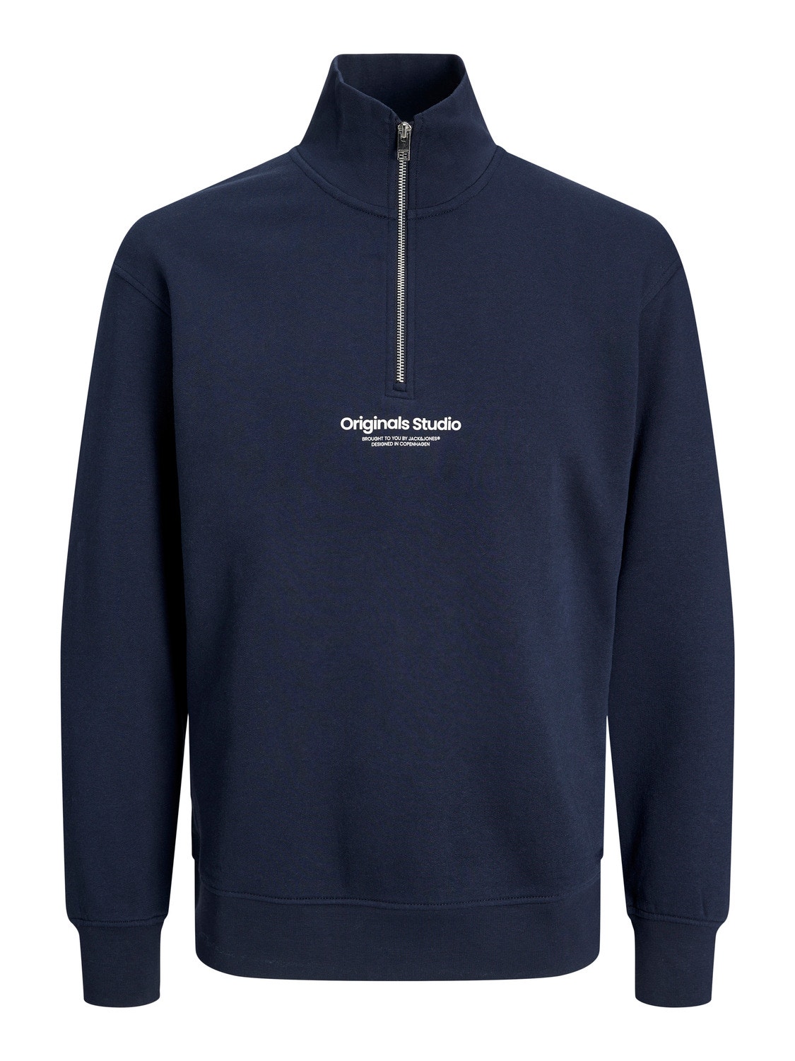 Jack & Jones Sudadera con media cremallera Con texto -Sky Captain - 12241777