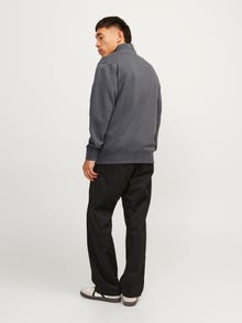 Jack & Jones Tekstas Pusiau užtrauktuko megztinis -Iron Gate - 12241777