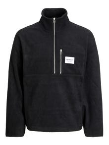 Jack & Jones Φούτερ με φερμουάρ -Black - 12241780