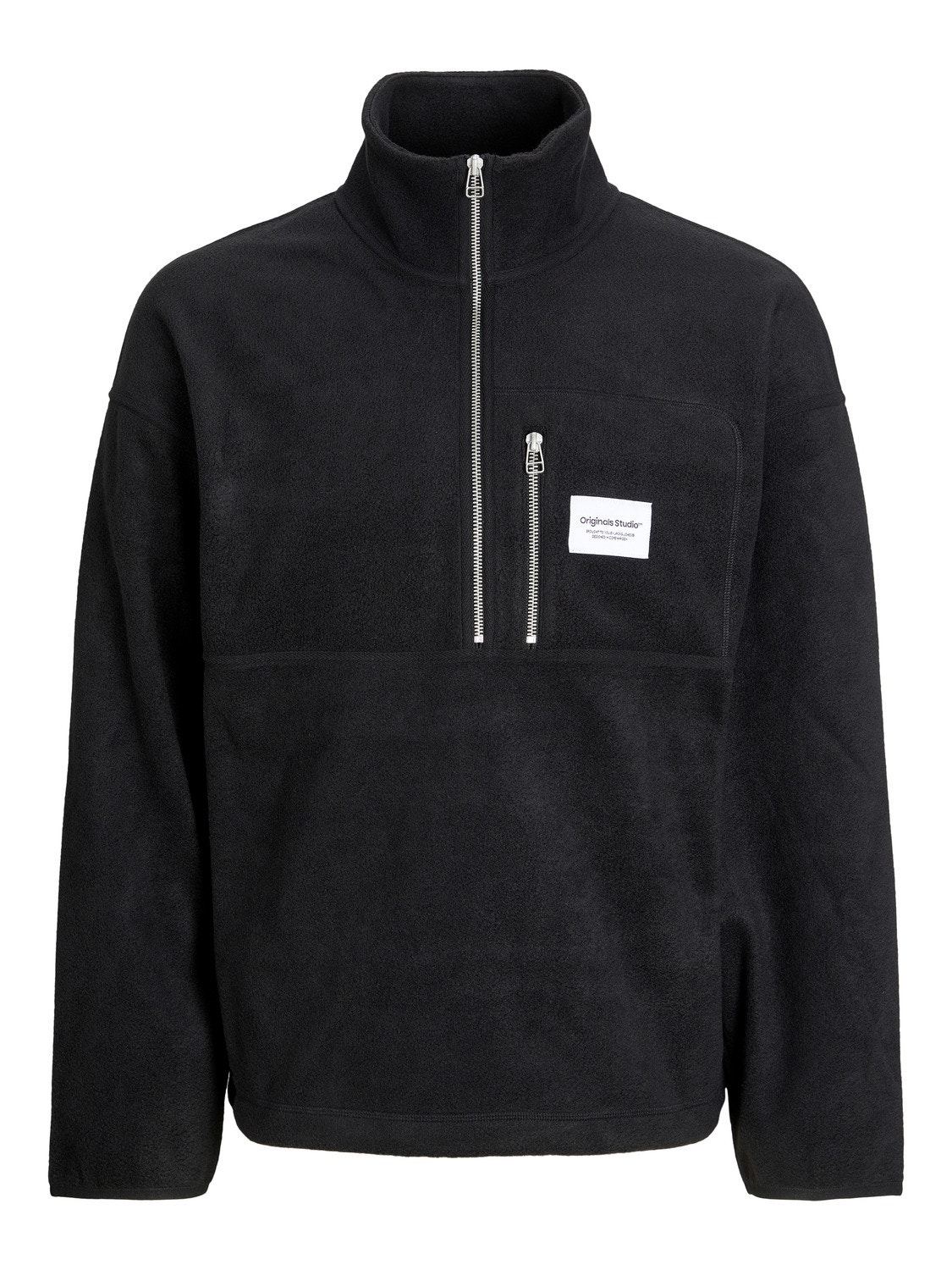 Jack & Jones Sweatshirt med lynlås -Black - 12241780