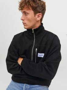 Jack & Jones Φούτερ με φερμουάρ -Black - 12241780