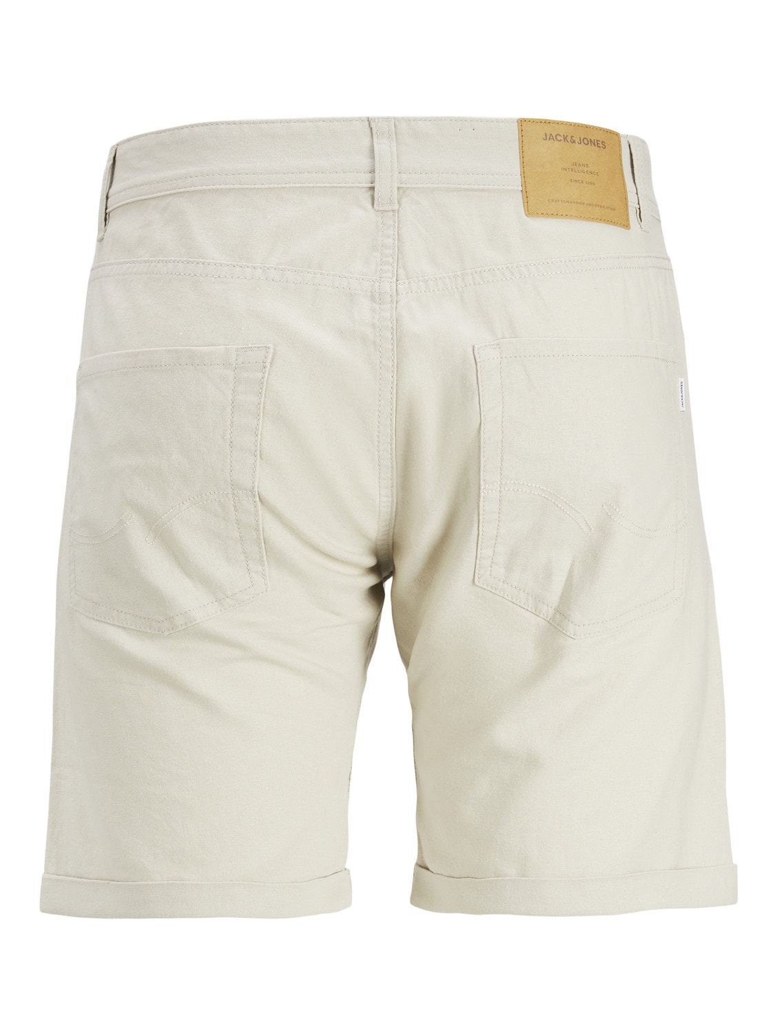 Jack & Jones Regular Fit Denim shorts For boys -Moonbeam - 12241858