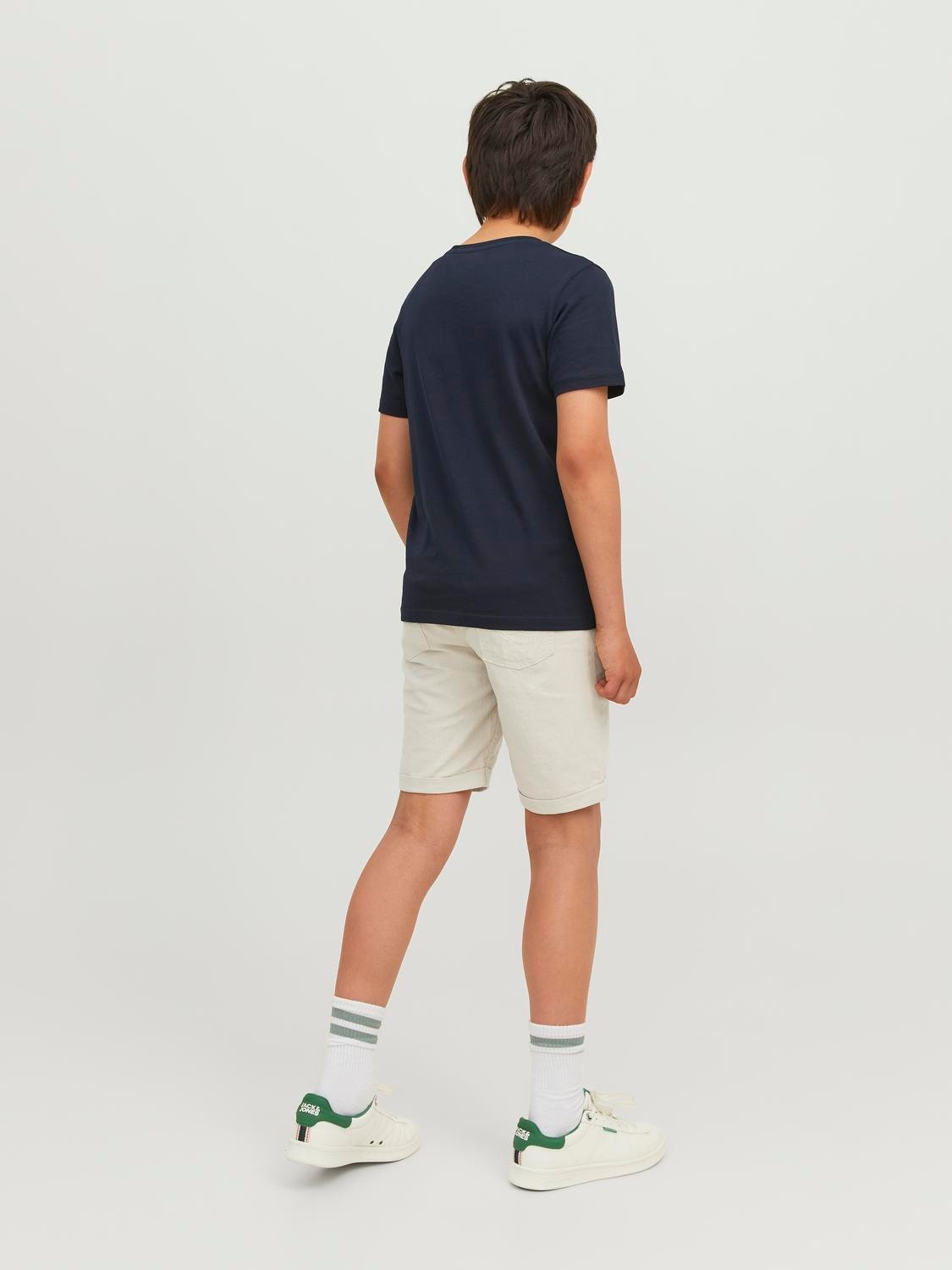 Jack & Jones Regular Fit Džínové kraťasy Junior -Moonbeam - 12241858