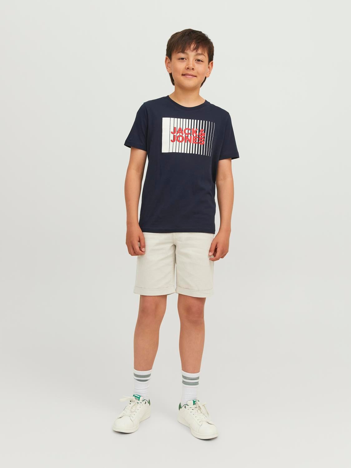 Regular Fit Bermuda in jeans Per Bambino