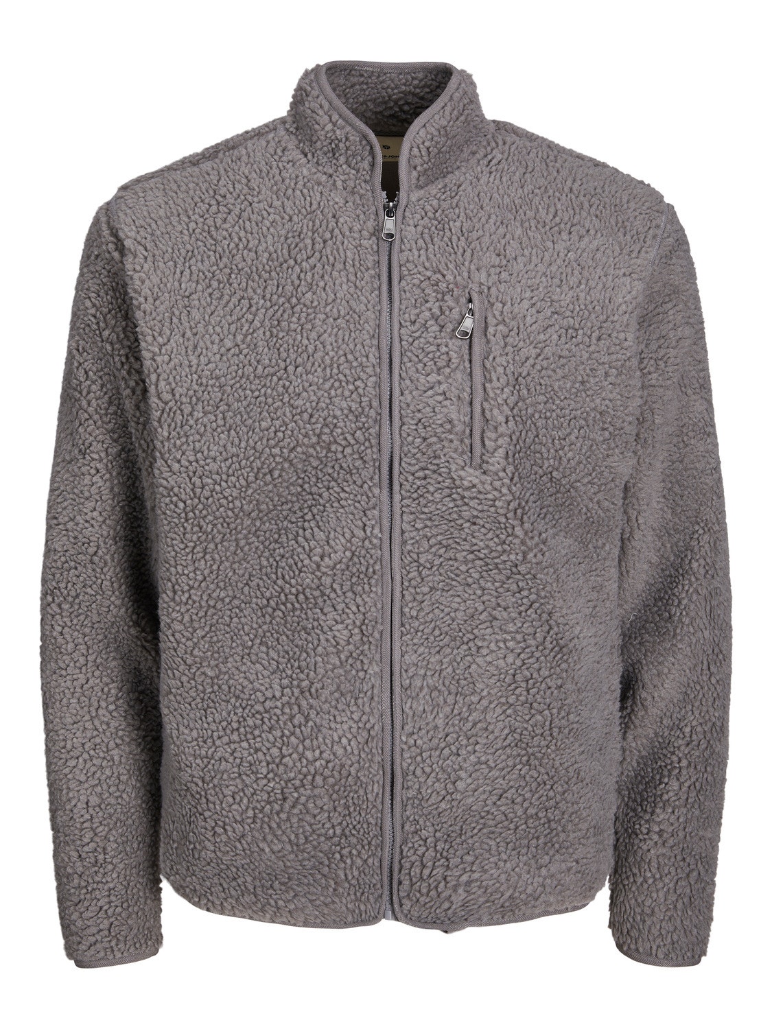 Jack & Jones Plüss dzseki -Gray Flannel - 12241937