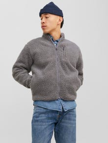 Jack & Jones Plüss dzseki -Gray Flannel - 12241937