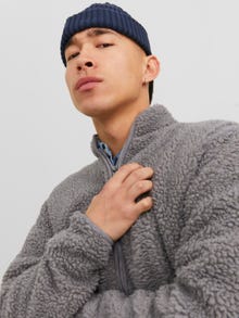 Jack & Jones Plüss dzseki -Gray Flannel - 12241937