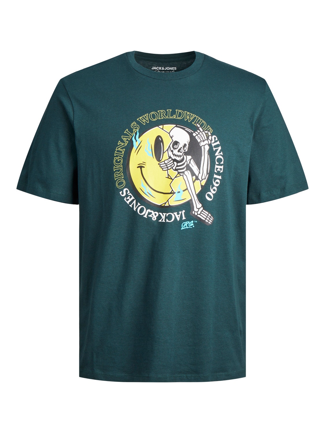 Jack & Jones Logo Crew neck T-shirt -Magical Forest - 12241950