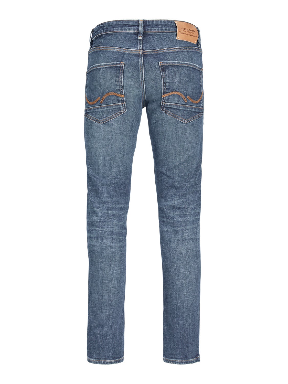 JJITIM JJDAVIS JJ 974 SN Slim Straight Fit jeans | Medium Blue 