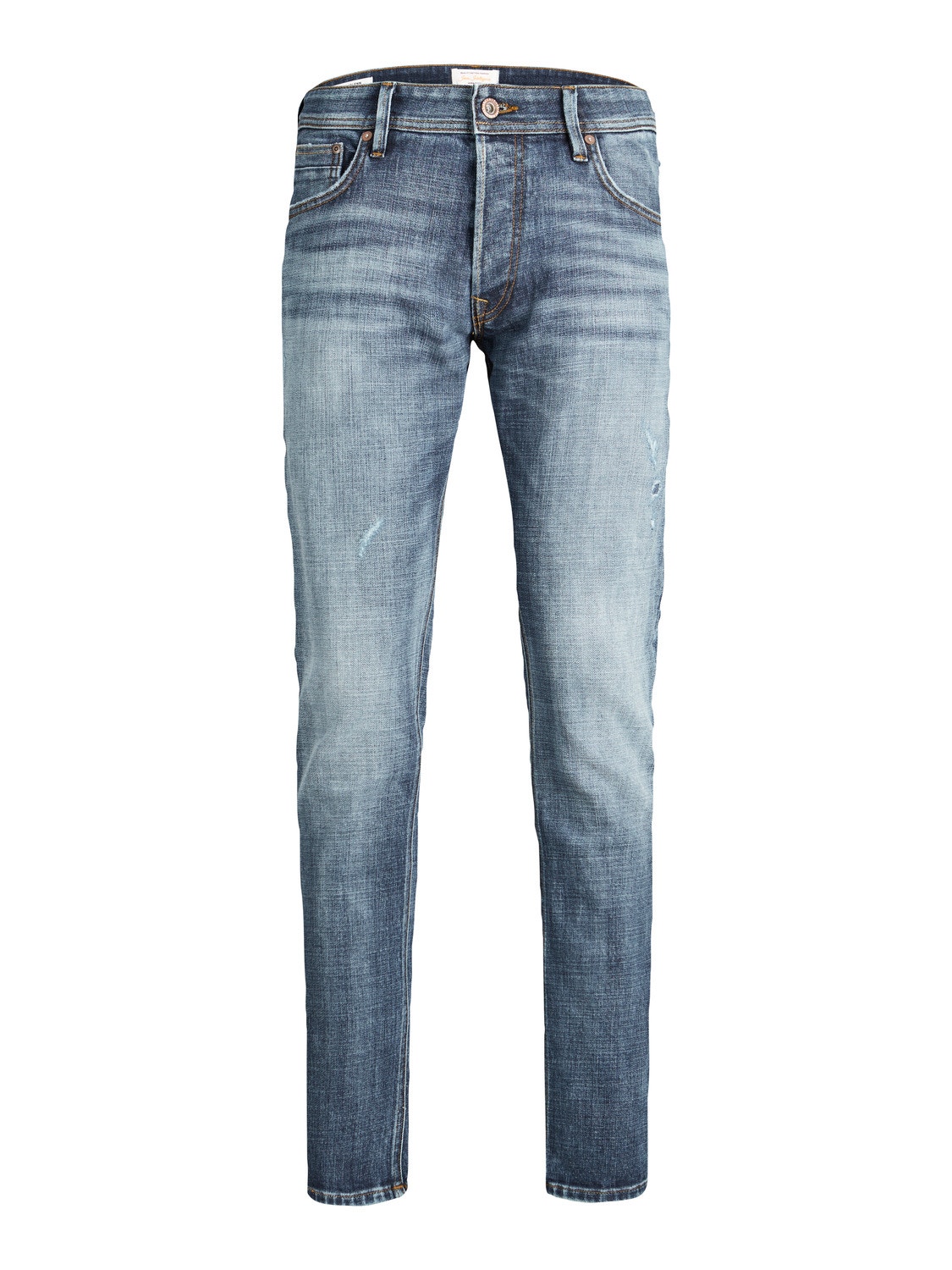 Jack & Jones JJIGLENN JJCOLE GE 771 Slim fit Džinsai -Blue Denim - 12242082