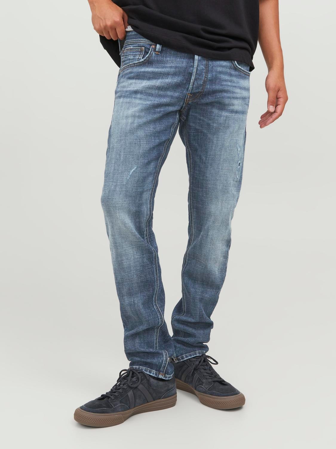 Jack & Jones JJIGLENN JJCOLE GE 771 Slim fit jeans -Blue Denim - 12242082