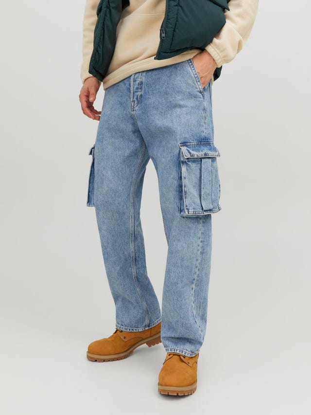 Jack & Jones JJIALEX JJCARGO SBD 311 LN Jeans baggy fit - 12242153