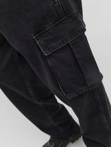 Jack & Jones JJIALEX JJCARGO SBD 312 Baggy fit jeans -Black Denim - 12242154