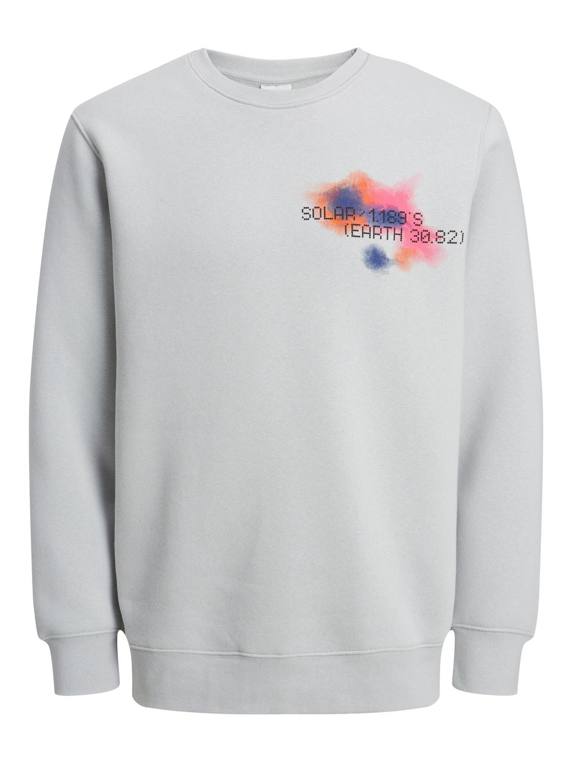 Printed Crewn Neck Sweatshirt | Medium Grey | Jack u0026 Jones®