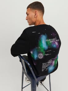 Jack & Jones Sudadera Estampado -Black - 12242181