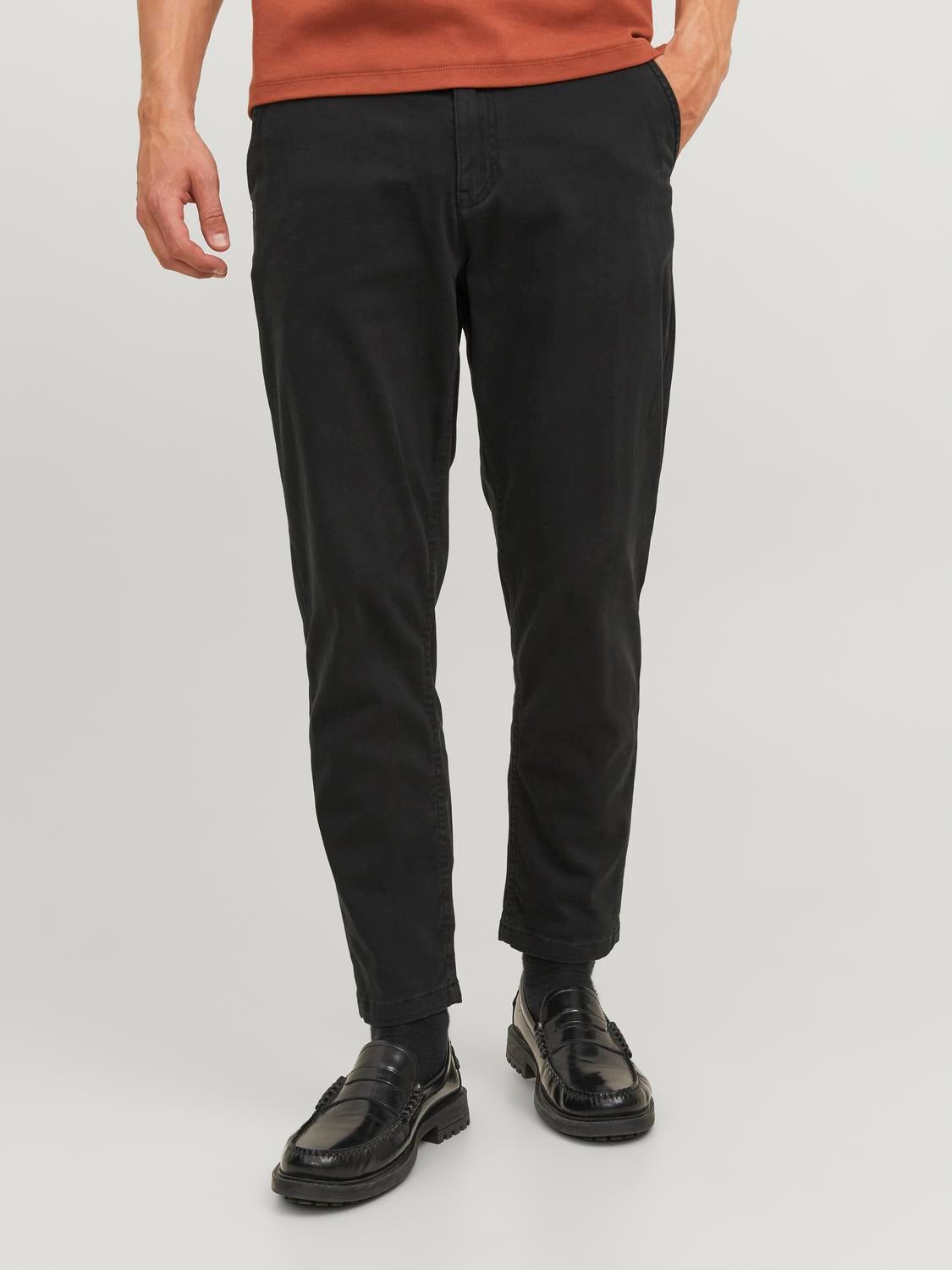 ASOS DESIGN Hourglass tailored smart tapered trousers in black | ASOS