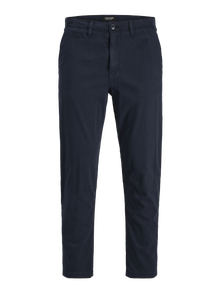 Jack & Jones Siaurėjantis kirpimas Chino kelnės -Navy Blazer - 12242188