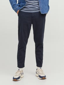 Jack & Jones Siaurėjantis kirpimas Chino kelnės -Navy Blazer - 12242188