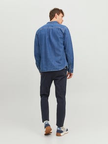 Jack & Jones Siaurėjantis kirpimas Chino kelnės -Navy Blazer - 12242188