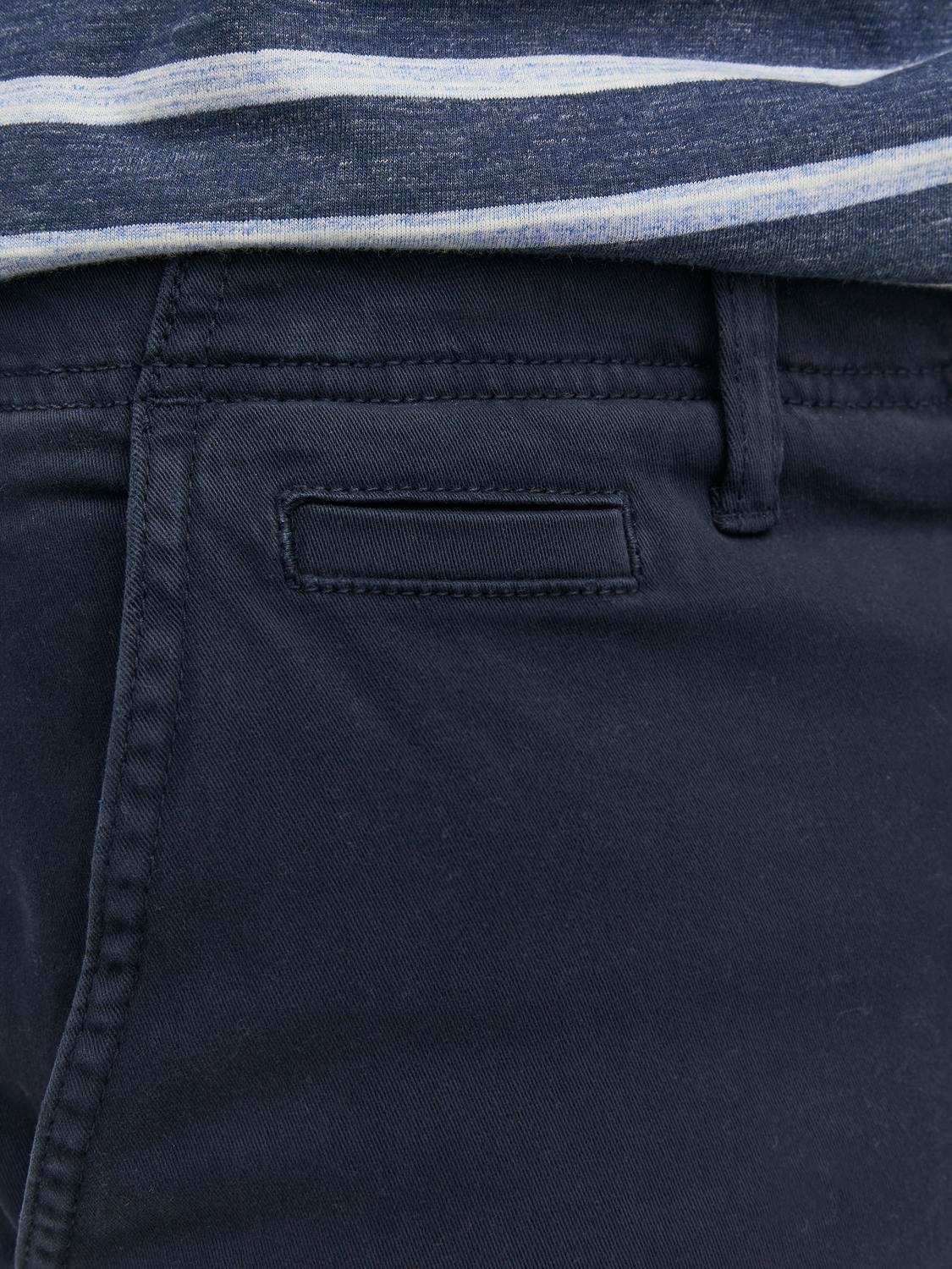 Jack & Jones Tapered Fit Plátěné kalhoty Chino -Navy Blazer - 12242188