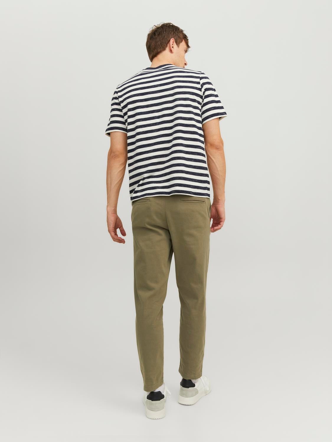 Jack & Jones Παντελόνι Tapered Fit Chinos -Dusty Olive - 12242188