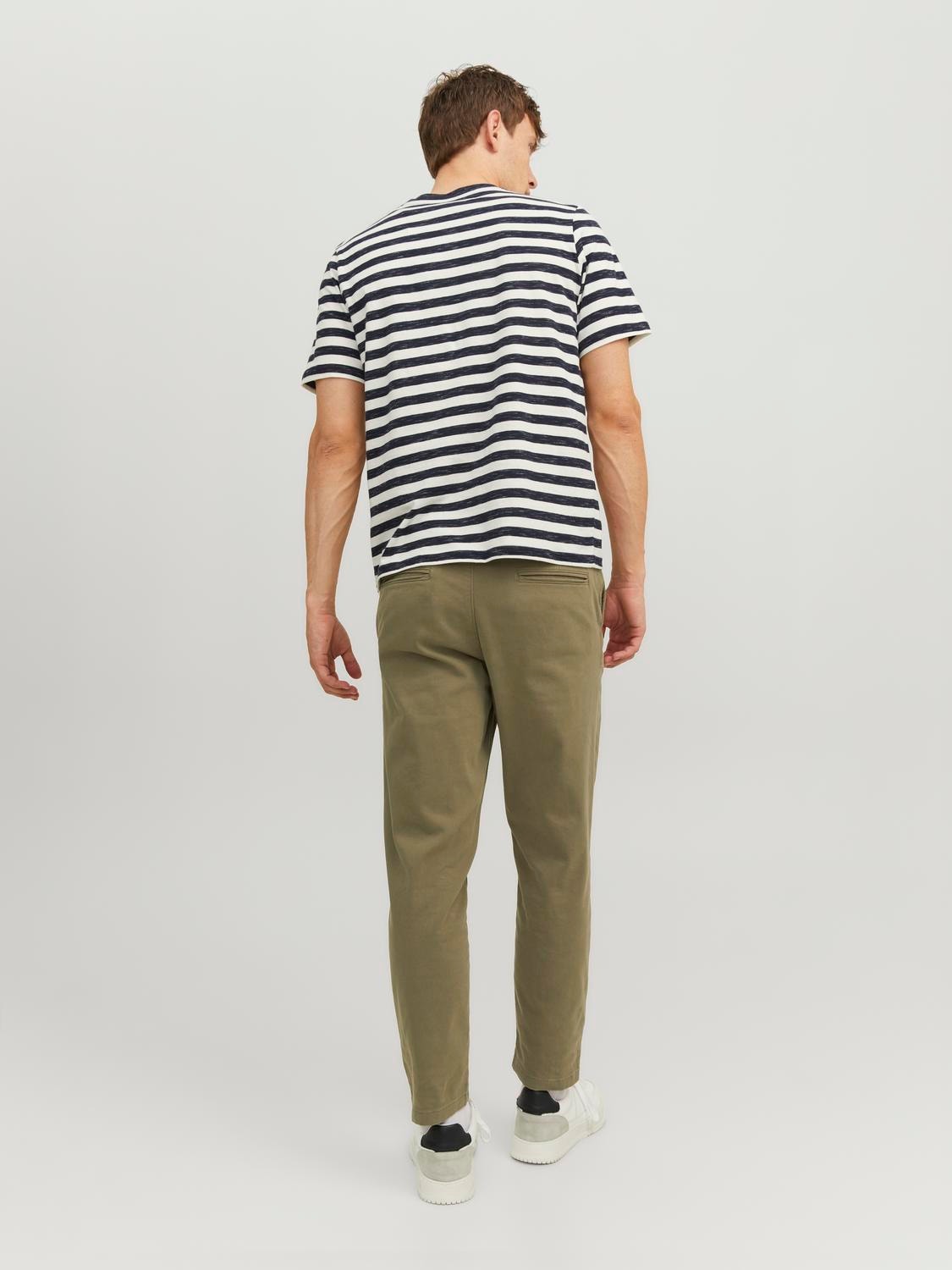 Jack & Jones Tapered Fit Szövetnadrág -Dusty Olive - 12242188