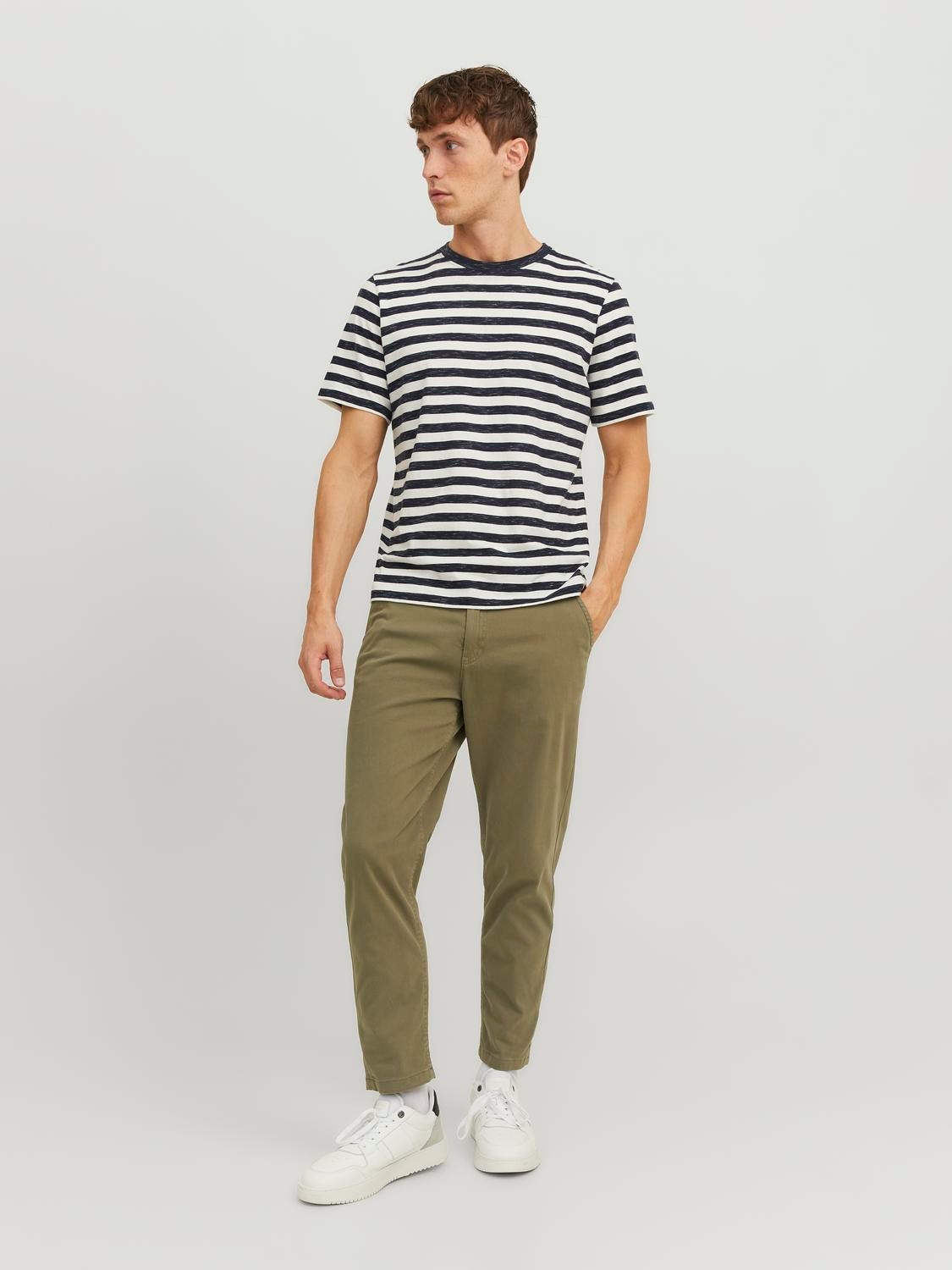 Jack & Jones Παντελόνι Tapered Fit Chinos -Dusty Olive - 12242188