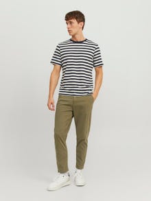 Jack & Jones Krój tapered Spodnie chino -Dusty Olive - 12242188