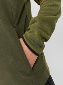 Jack & Jones Plain Fleece jacket -Olive Branch - 12242191