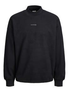 Jack & Jones Logo Mikina s kulatým výstřihem -Black - 12242194