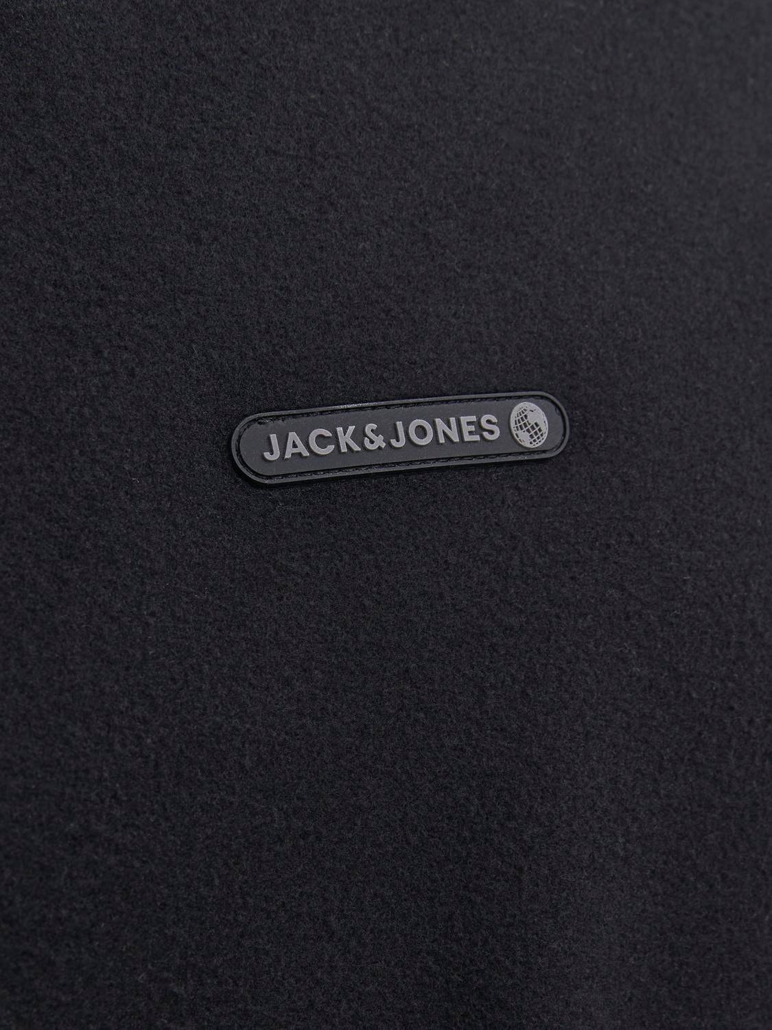 Jack & Jones Logo Genser med rund hals -Black - 12242194