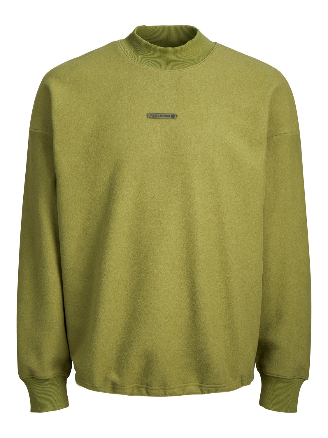 Jack & Jones Logo Crew neck Sweatshirt -Olive Branch - 12242194
