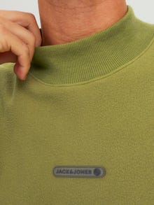 Jack & Jones Logo Genser med rund hals -Olive Branch - 12242194