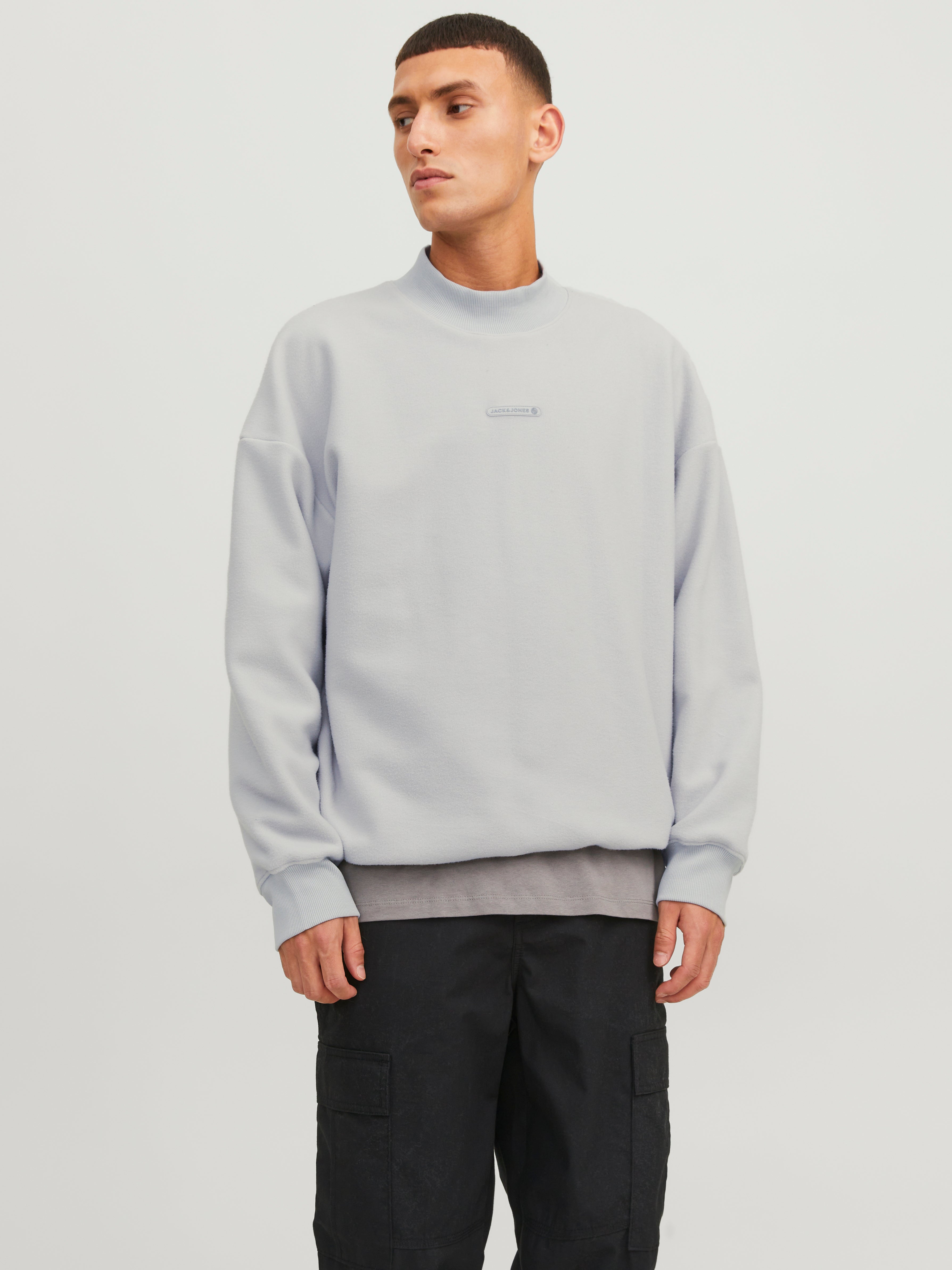 Plain Sweatshirt | Medium Grey | Jack u0026 Jones®