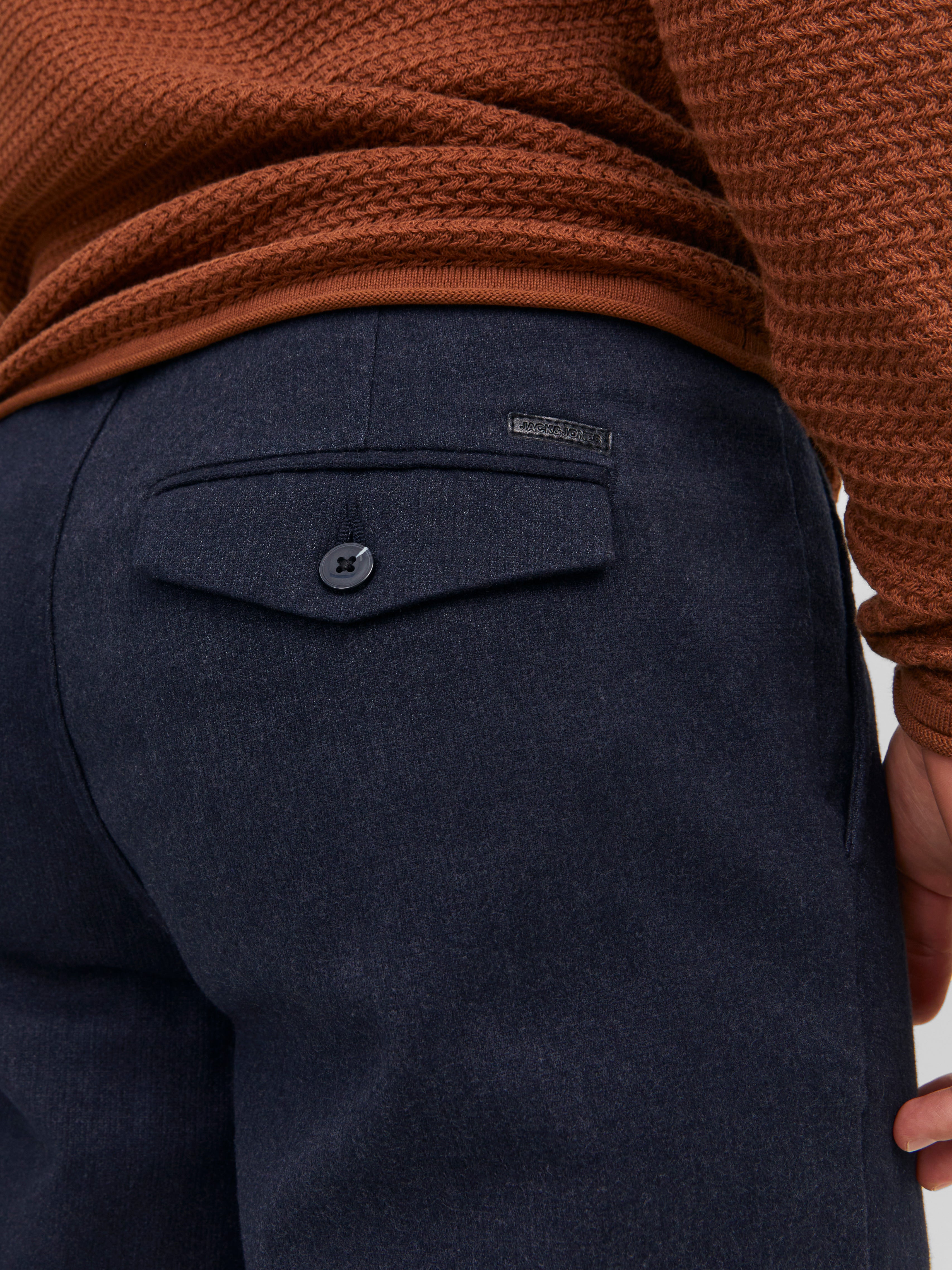 美品】HYEON carrot pants (dot) / navy レディース