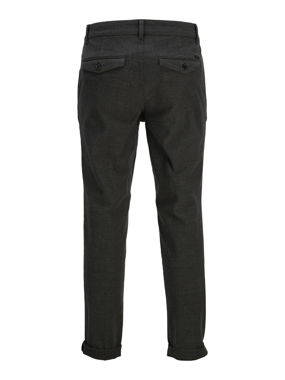 Bershka Carrot Fit Trousers With Pin Stripe In Black for Men | Lyst UK
