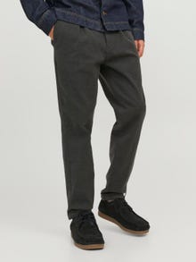 Jack & Jones Carrot fit Chino trousers -Dark Grey - 12242196