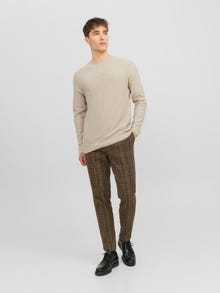 Jack & Jones Puuvillased püksid -Seal Brown - 12242196