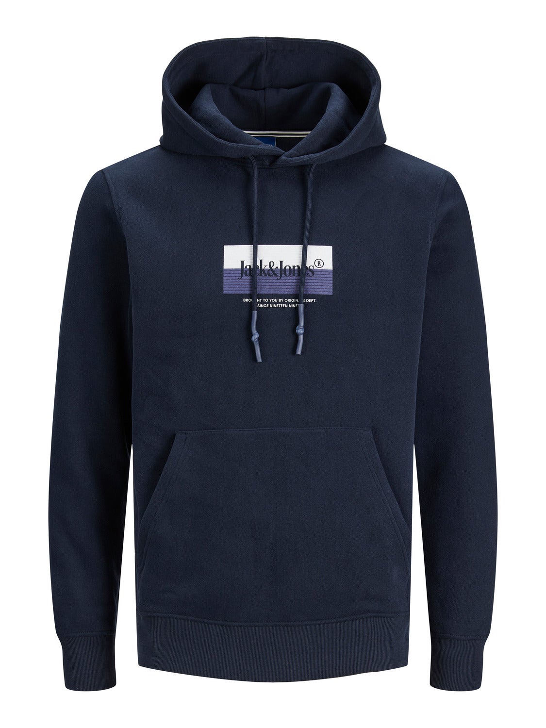 Jack jones best sale navy hoodie