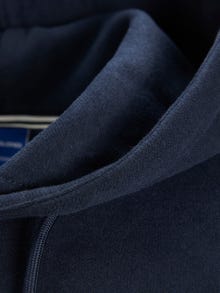 Jack & Jones Logotipas Megztinis su gobtuvu -Navy Blazer - 12242197