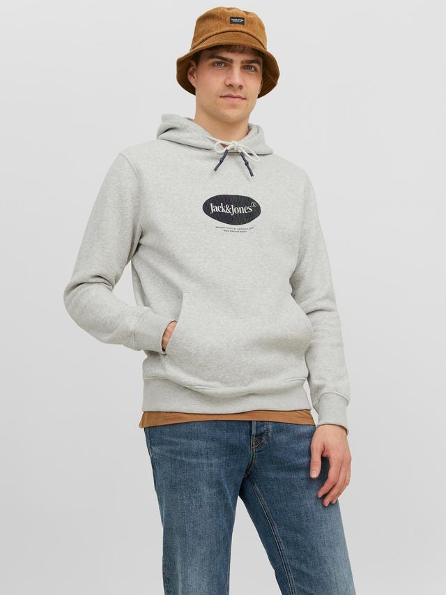 Jack & Jones Hoodie Logo - 12242197