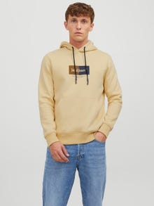 Jack & Jones Felpa con cappuccio Con logo -Reed Yellow - 12242197