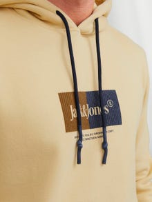 Jack & Jones Felpa con cappuccio Con logo -Reed Yellow - 12242197