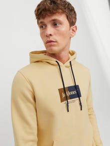 Jack & Jones Felpa con cappuccio Con logo -Reed Yellow - 12242197