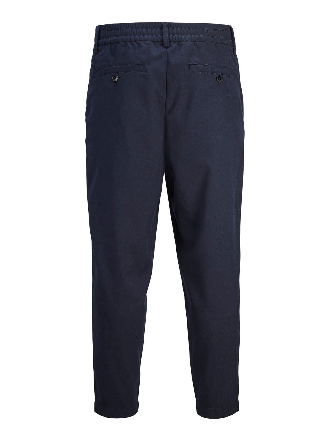 Navy Pressed-front cotton-blend chino trousers | Brunello Cucinelli |  MATCHES UK