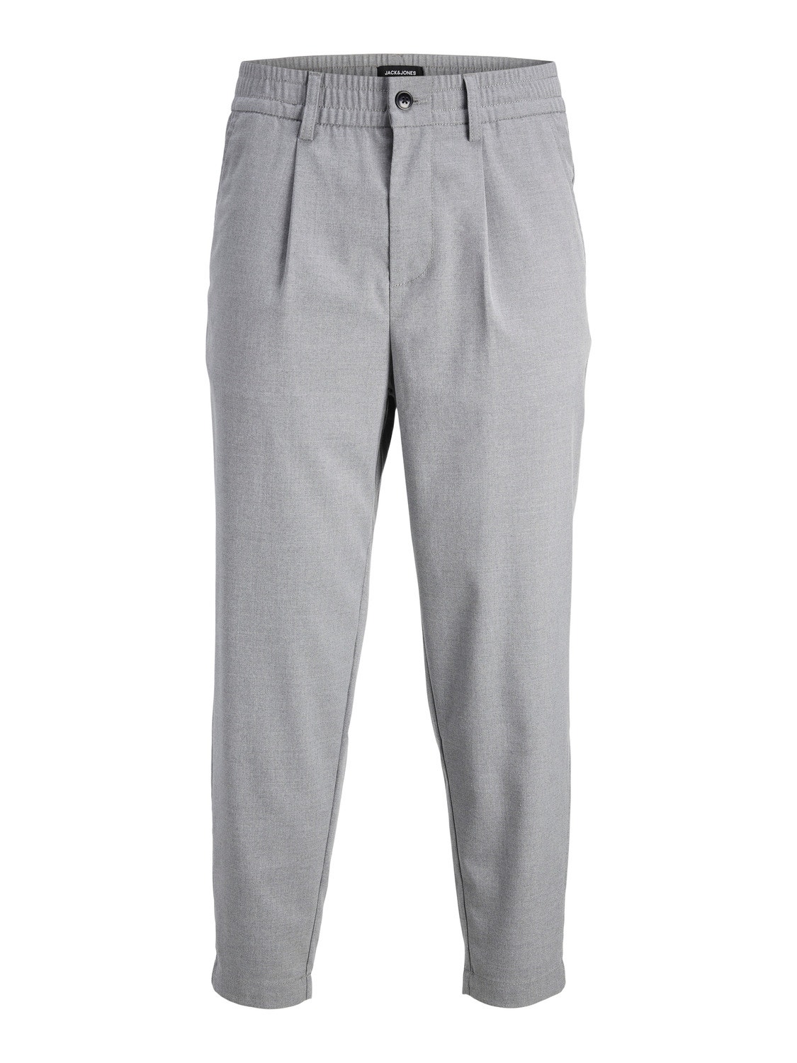 Jack & Jones Loose Fit Spodnie chino -Light Grey Melange - 12242212