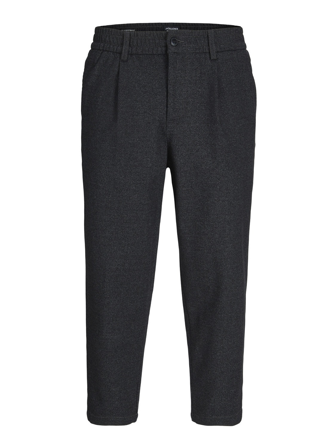 Jack & Jones Loose Fit Plátěné kalhoty Chino -Dark Grey - 12242216