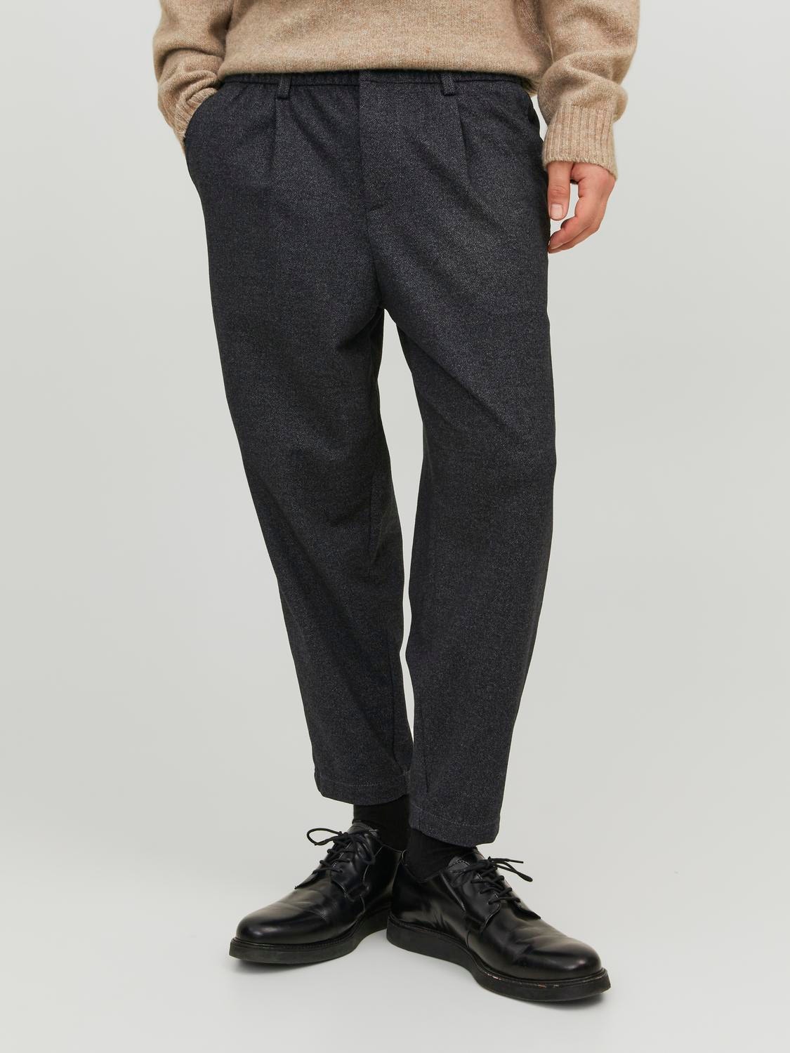 Jack & Jones Loose Fit Chino trousers -Dark Grey - 12242216