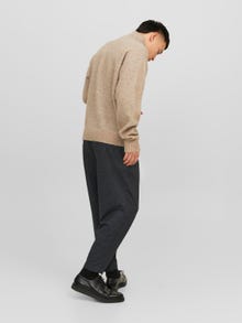 Jack & Jones Loose Fit Szövetnadrág -Dark Grey - 12242216